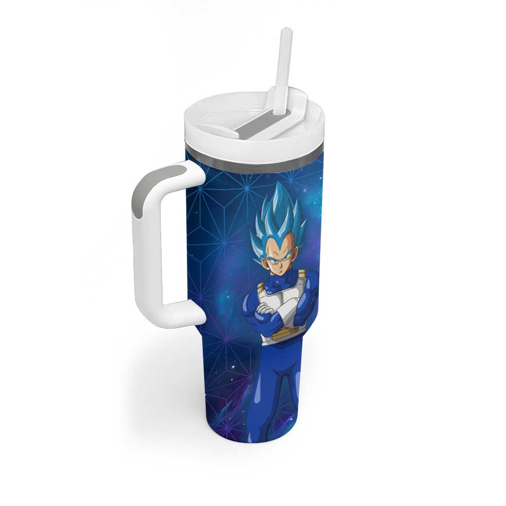 Trippy Astral Vegeta Dragon Ball Z Tumbler With Handle Anime Style