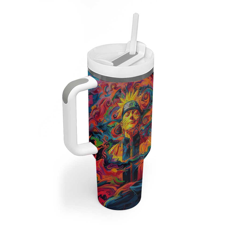 Trippy Naruto Tumbler With Handle Anime Mix Trippy Style