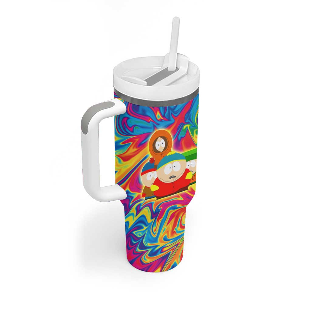 Trippy South Park Tumbler With Handle Anime Style