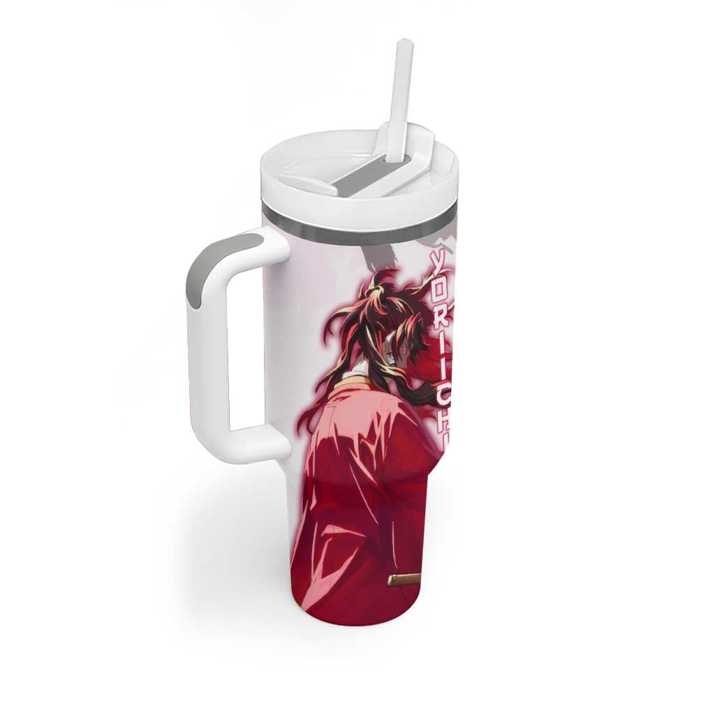 Tsugikuni Yoriichi Demon Slayer Tumbler With Handle Anime Style