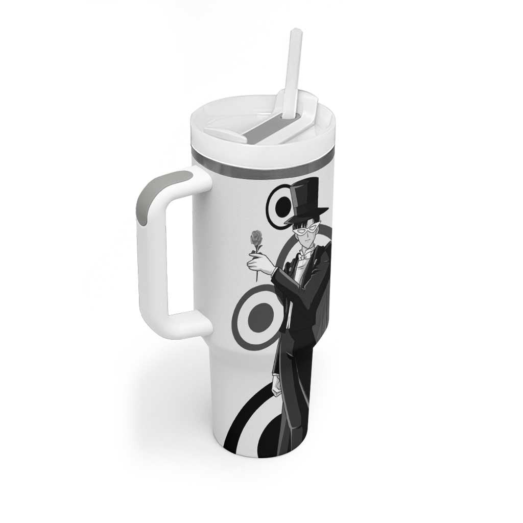 Tuxedo Sasilor Moon Tumbler With Handle Anime Style