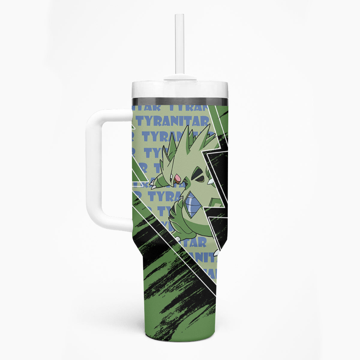 Tyranitar Tumbler With Handle Pattern Style