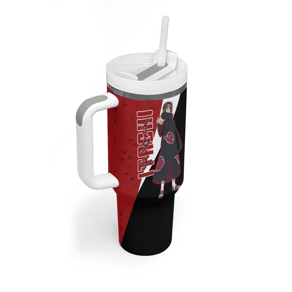 Uchiha Itachi Naruto Tumbler With Handle Anime Style