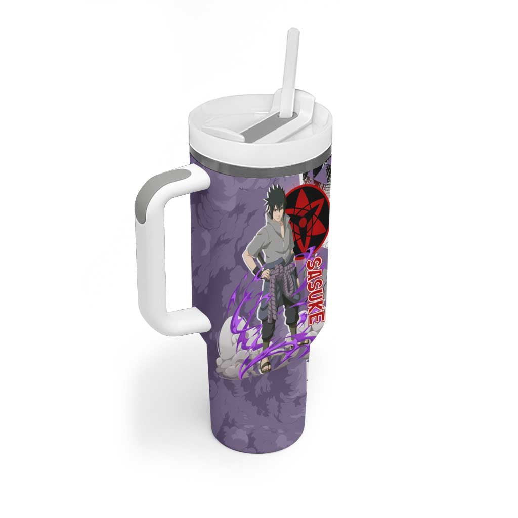 Uchiha Sasuke Naruto Tumbler With Handle Anime Style