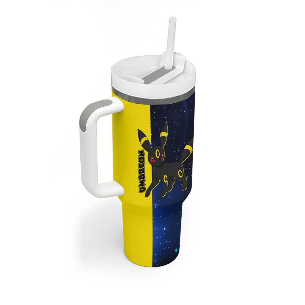 Umbreon Pokemon Tumbler With Handle Anime Style