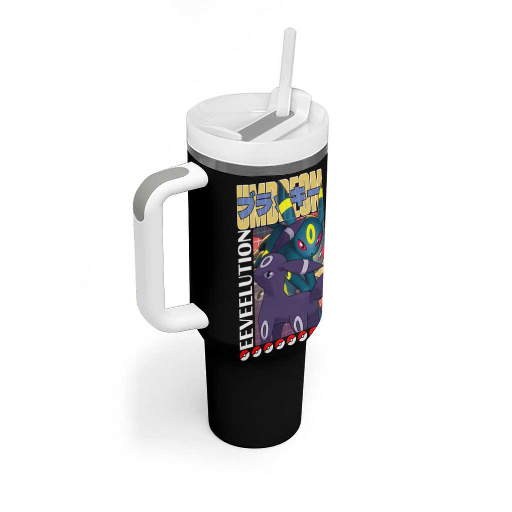 Umbreon V2 Pokemon Tumbler With Handle Japan Anime Style
