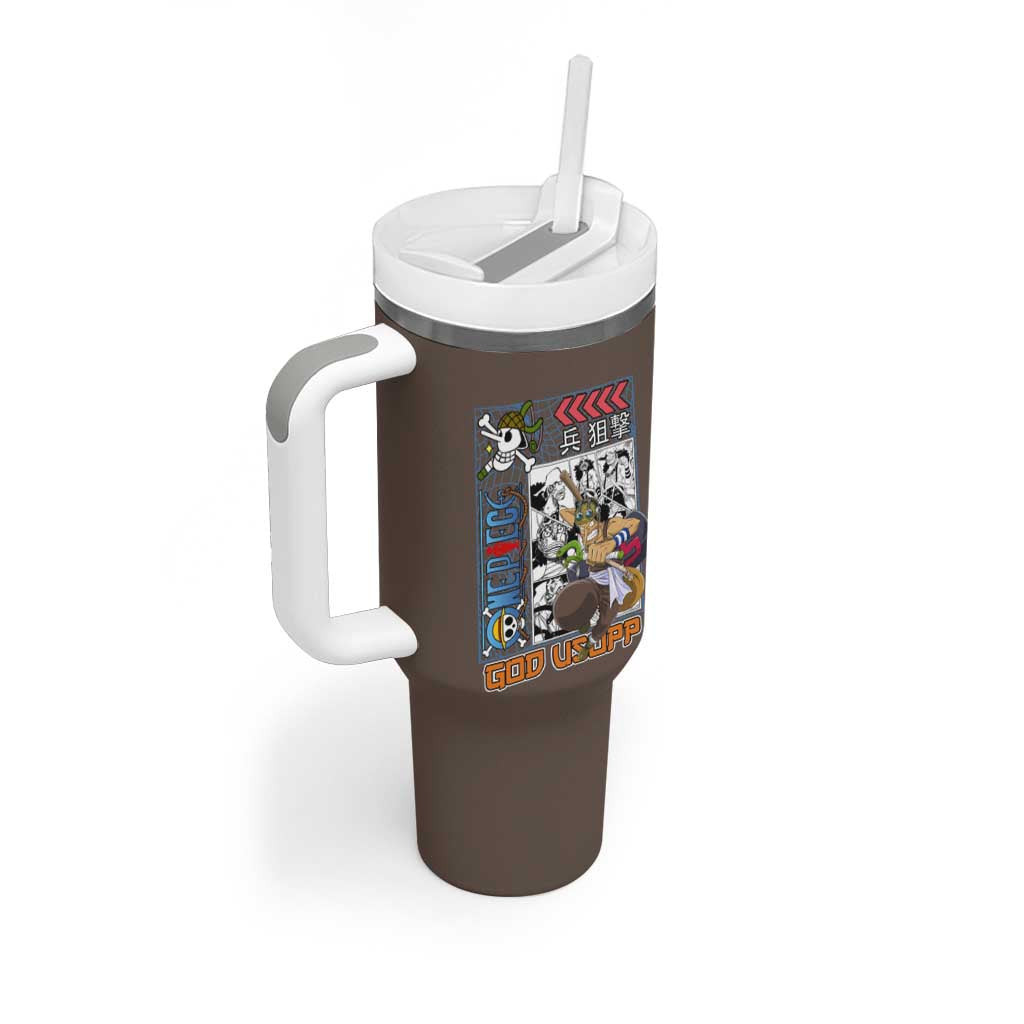 Usopp One Piece Streetwear Tumbler With Handle Anime Style
