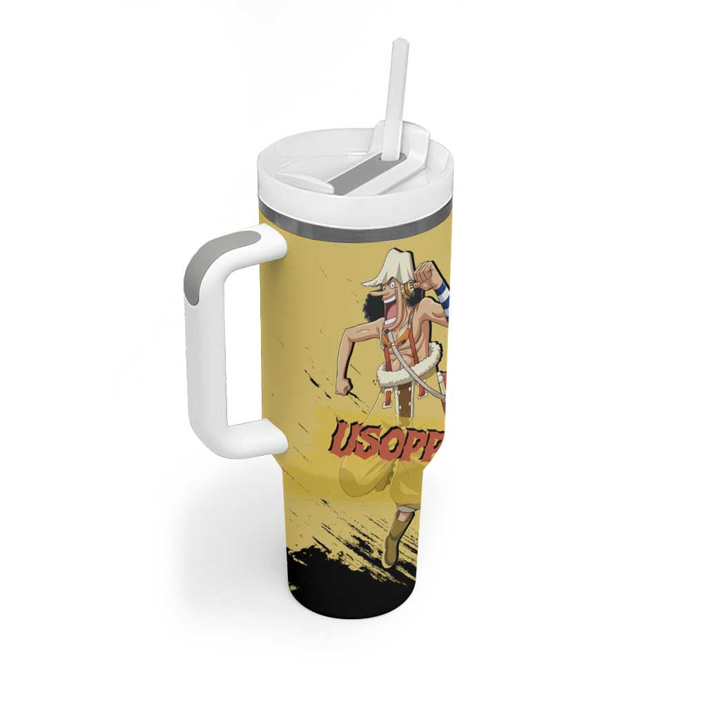 Usopp One Piece Tumbler With Handle Anime Style