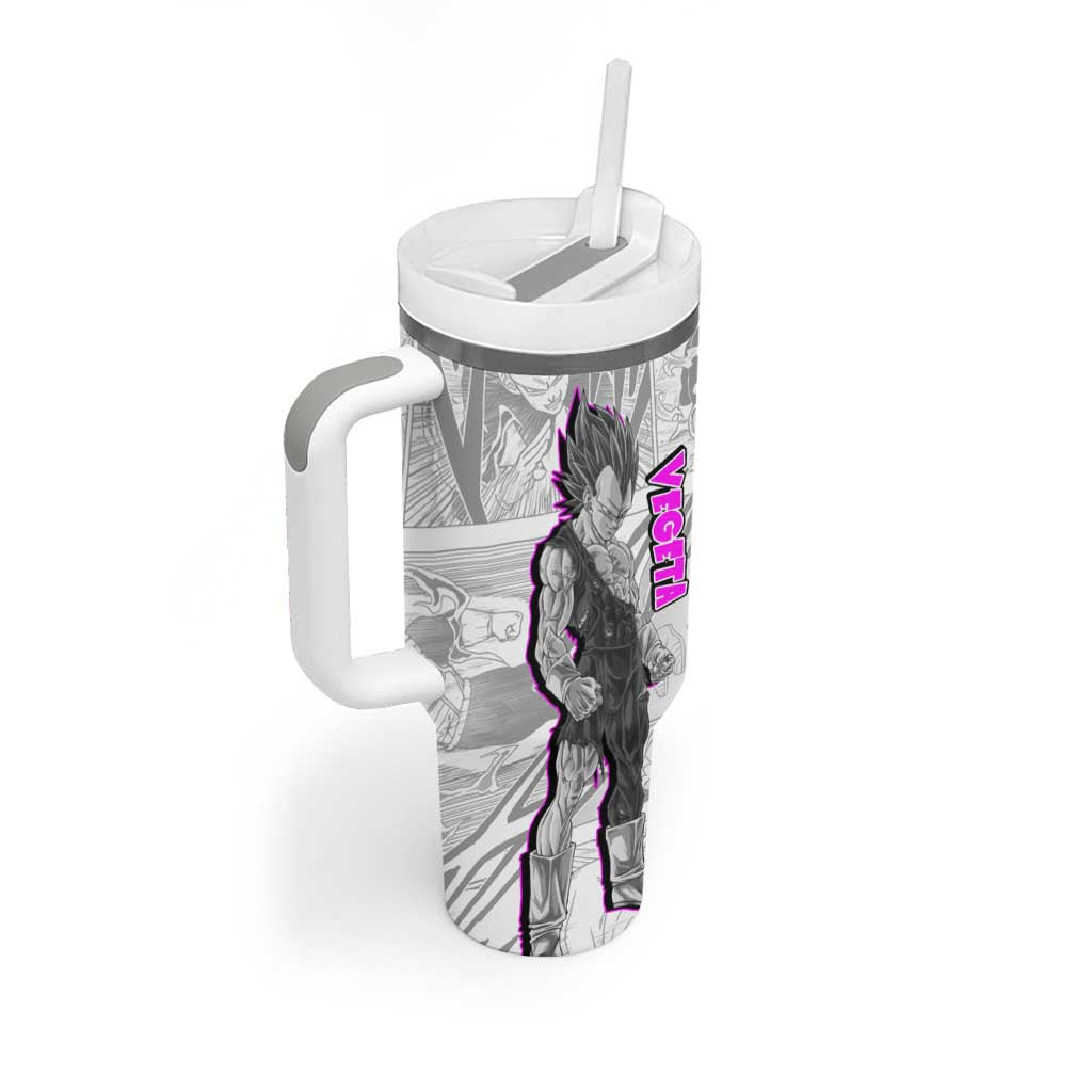 Vegeta Dragonball Tumbler With Handle Anime Mix Manga Style