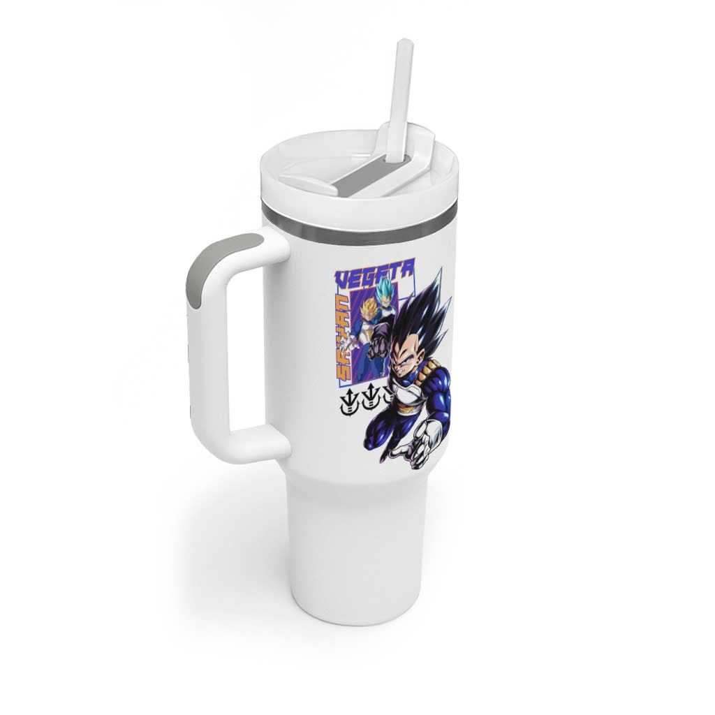 Vegeta V3 Dragon Ball Z Tumbler With Handle Anime Style