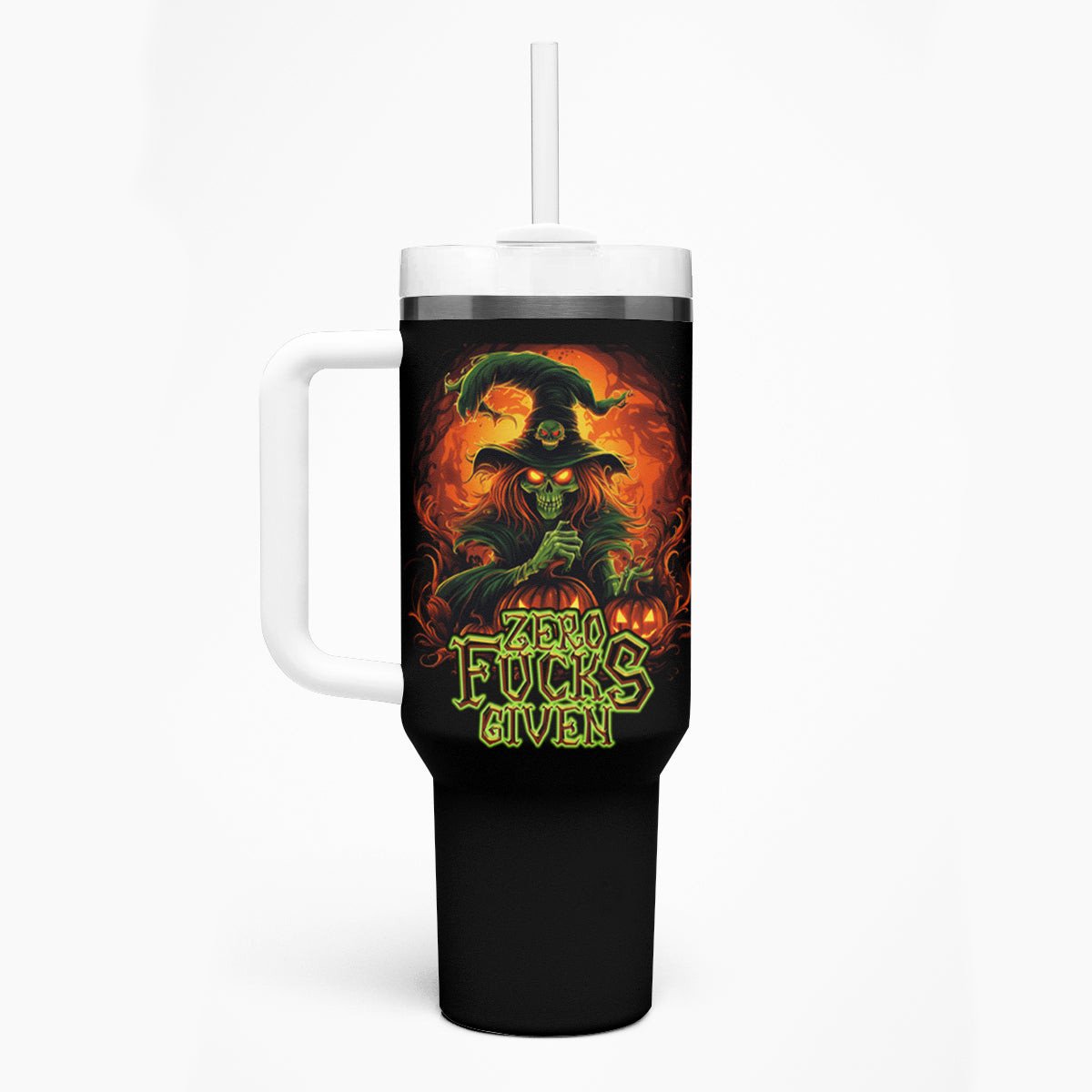 Witch Skull Tumbler With Handle Witches With Hitches