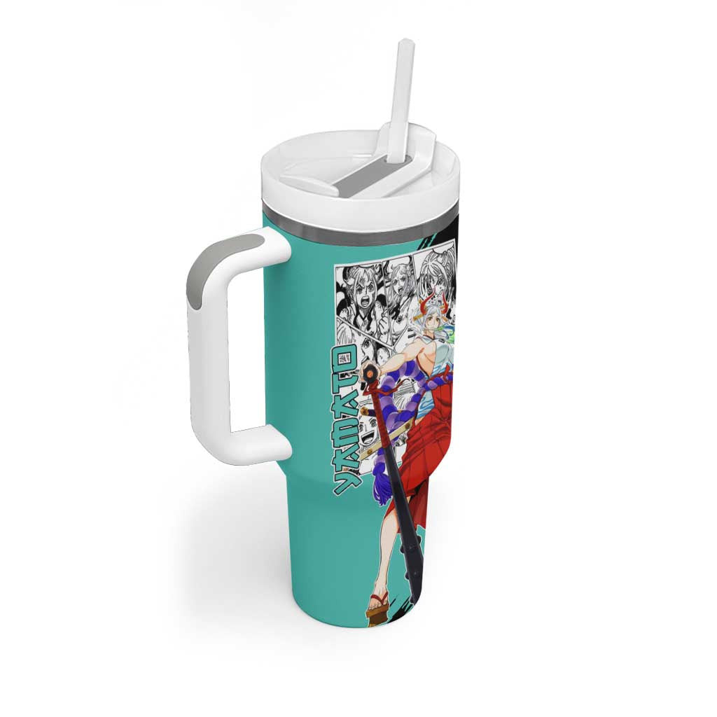 Yamato One Piece Tumbler With Handle Anime Mix Manga Style