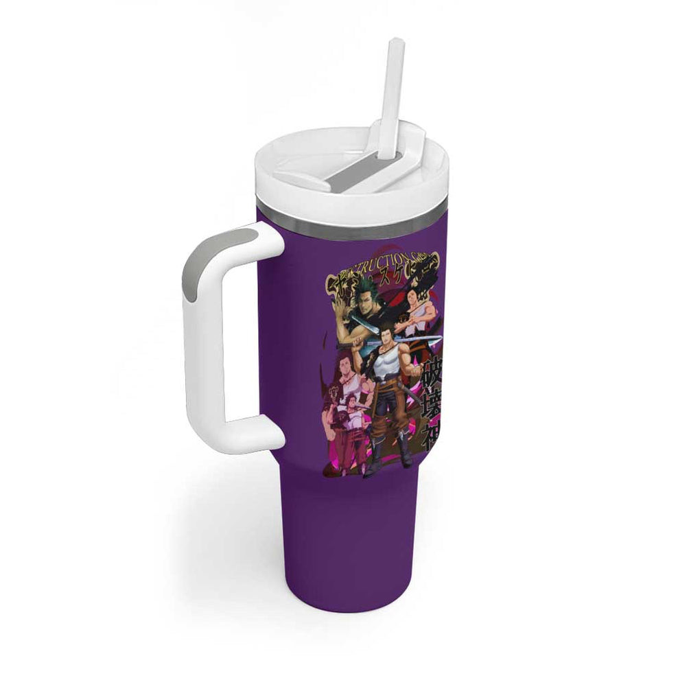 Yami Sukehiro V4 Black Clover Tumbler With Handle Japan Anime Style