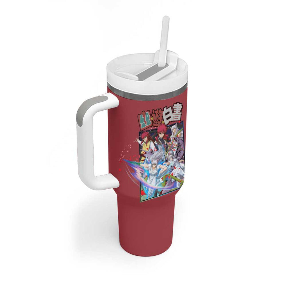 Yoko Kurama Yuyu Hakusho Tumbler With Handle Anime Style