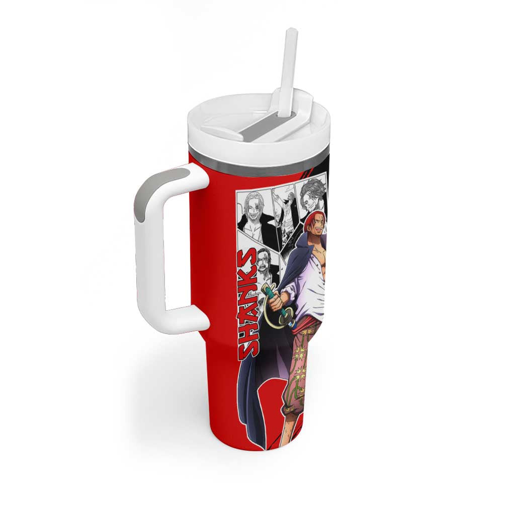 Yonko Shanks One Piece Tumbler With Handle Anime Mix Manga Style