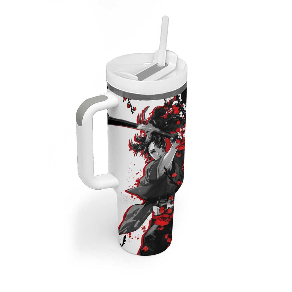 Yoriichi Tsugikuni Demon Slayer Tumbler With Handle Anime Japan Style