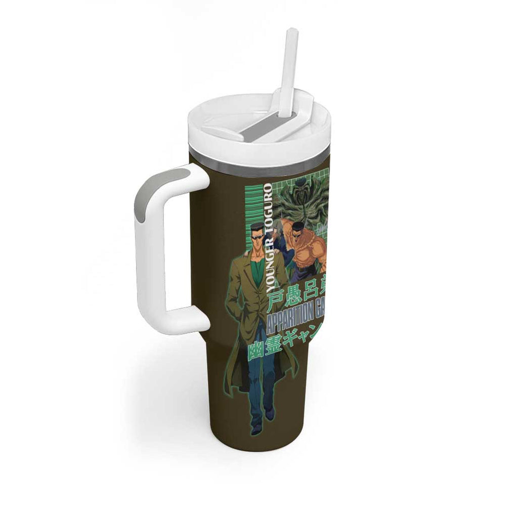Younger Toguro Yuyu Hakusho Tumbler With Handle Anime Style