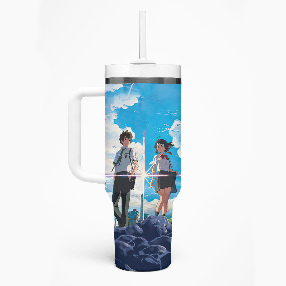 Your Name Hoodie Kimi No Na Wa Tumbler With Handle Anime Style