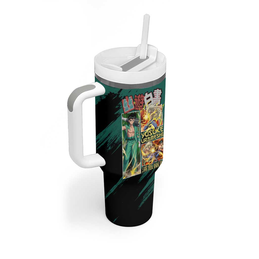 Yusuke Urameshi Yuyu Hakusho Tumbler With Handle Anime Style