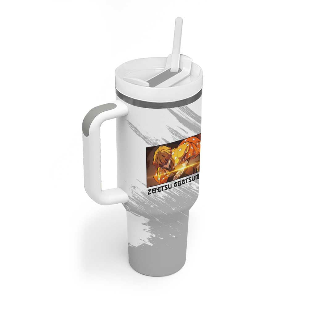 Zenitsu Agatsuma Demon Slayer Tumbler With Handle Anime Style