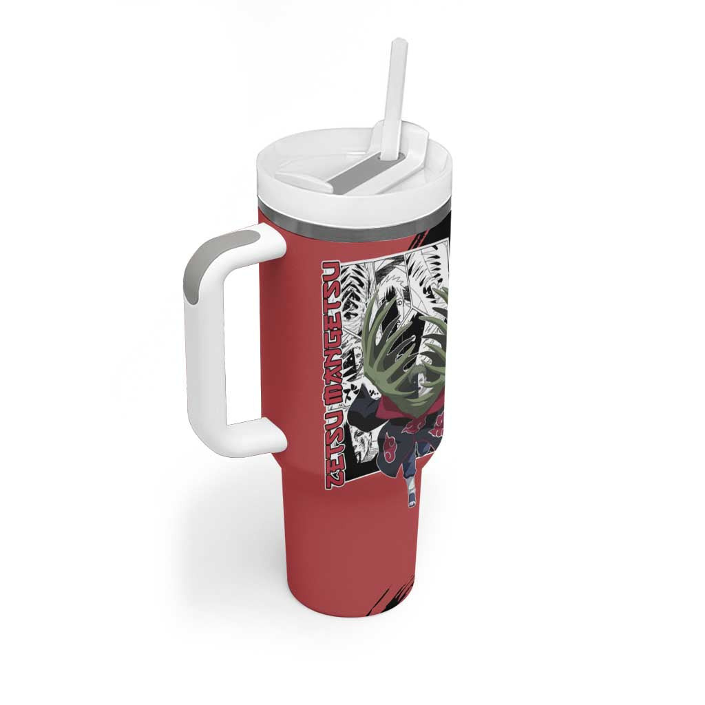 Zetsu Mangetsu Naruto Tumbler With Handle Anime Mix Manga Style