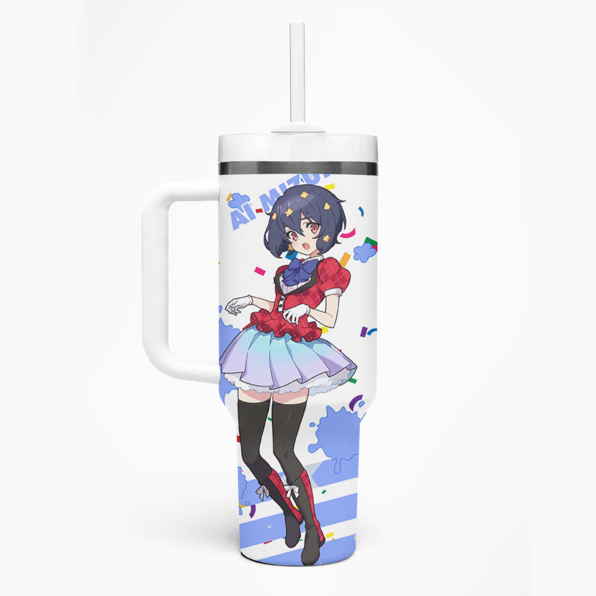 Zombie Land Saga Ai Mizuno Tumbler With Handle Anime Style