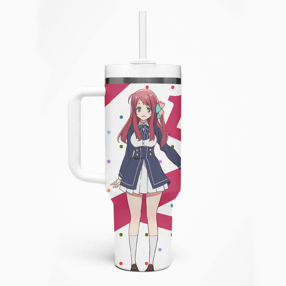 Zombie Land Saga Sakura Minamoto Tumbler With Handle Anime Style