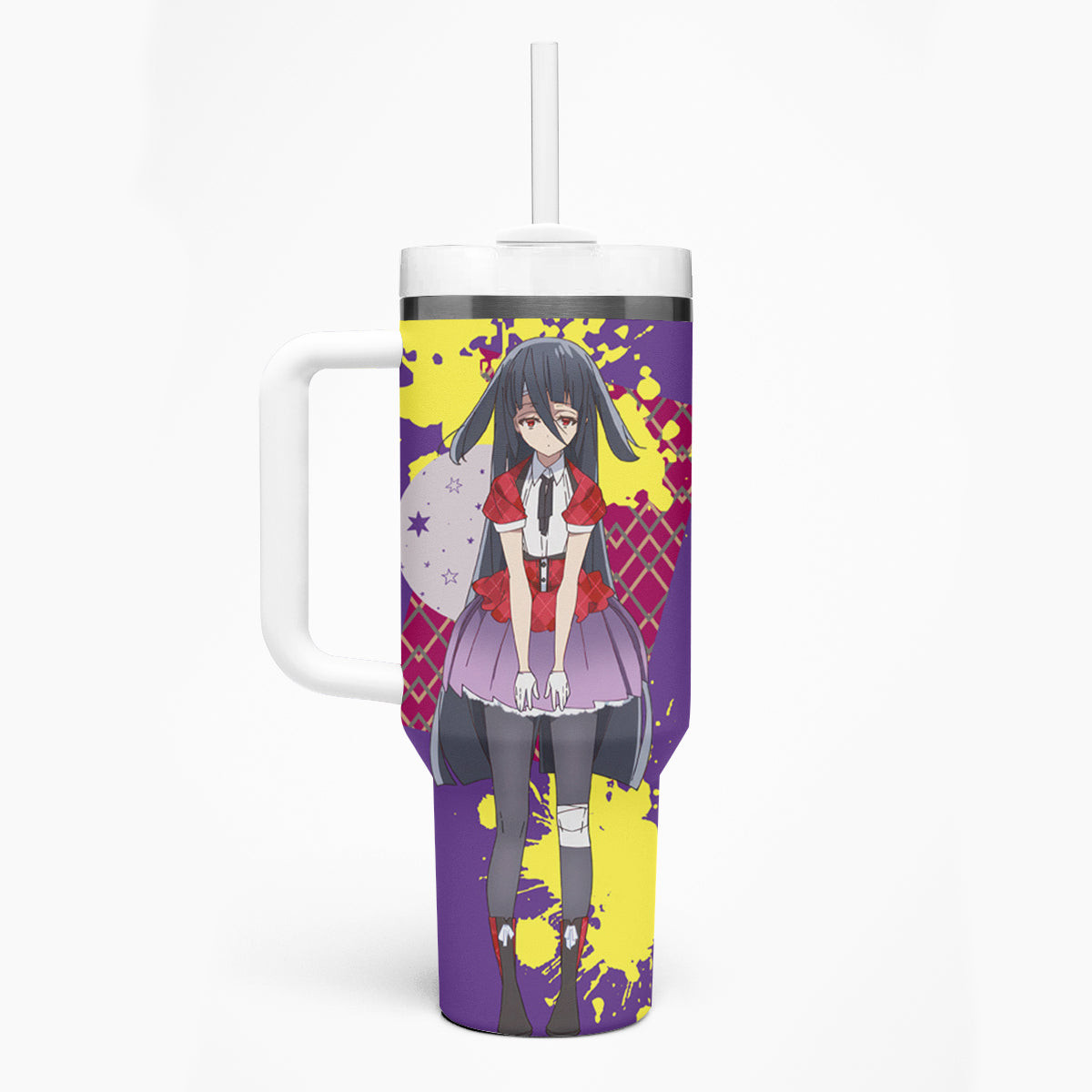 Zombie Land Saga Tae Yamada Tumbler With Handle Anime Style