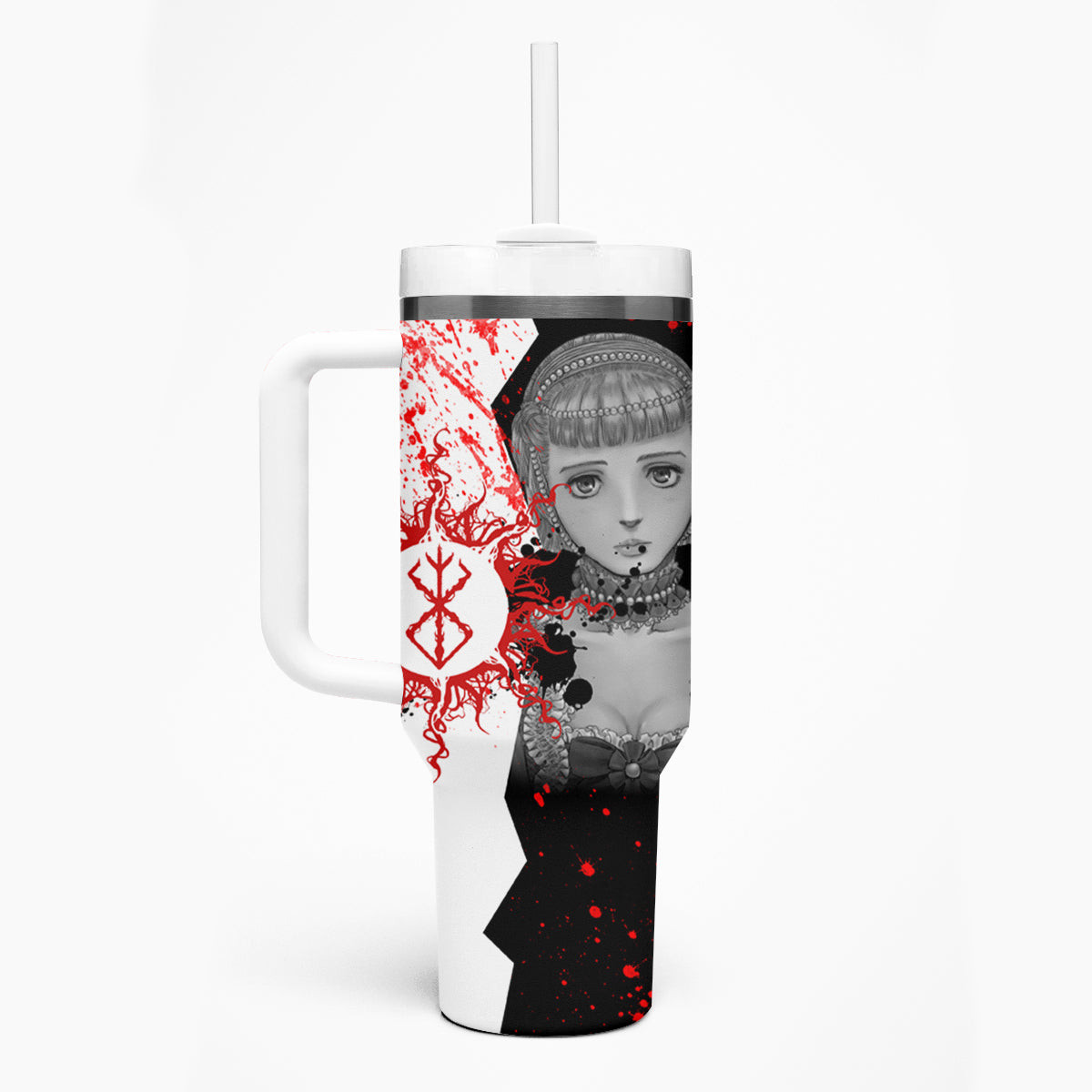 Farnese De Vandimion Berserk Tumbler With Handle Grunge Blood Style