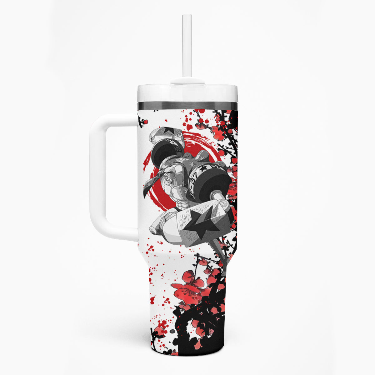Franky One Piece Tumbler With Handle Anime Mix Manga Japan Style