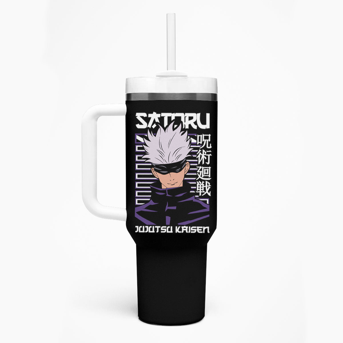 Gojo Satoru Jujutsu Kaisen Tumbler With Handle Anime Style