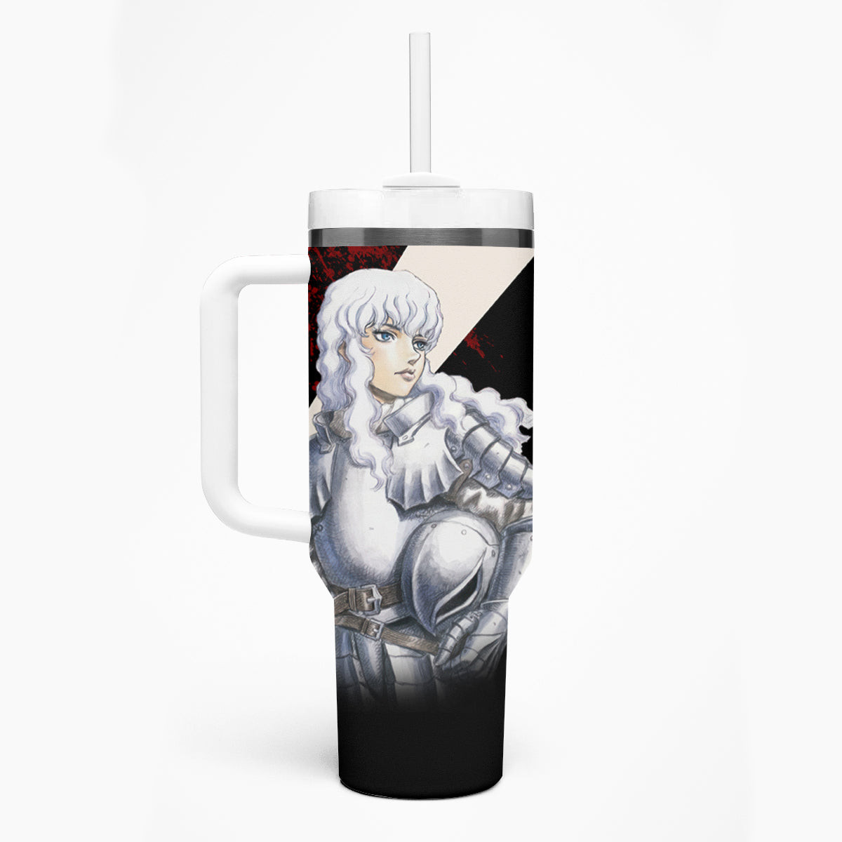 Griffith Berserk Tumbler With Handle Black Blood Style