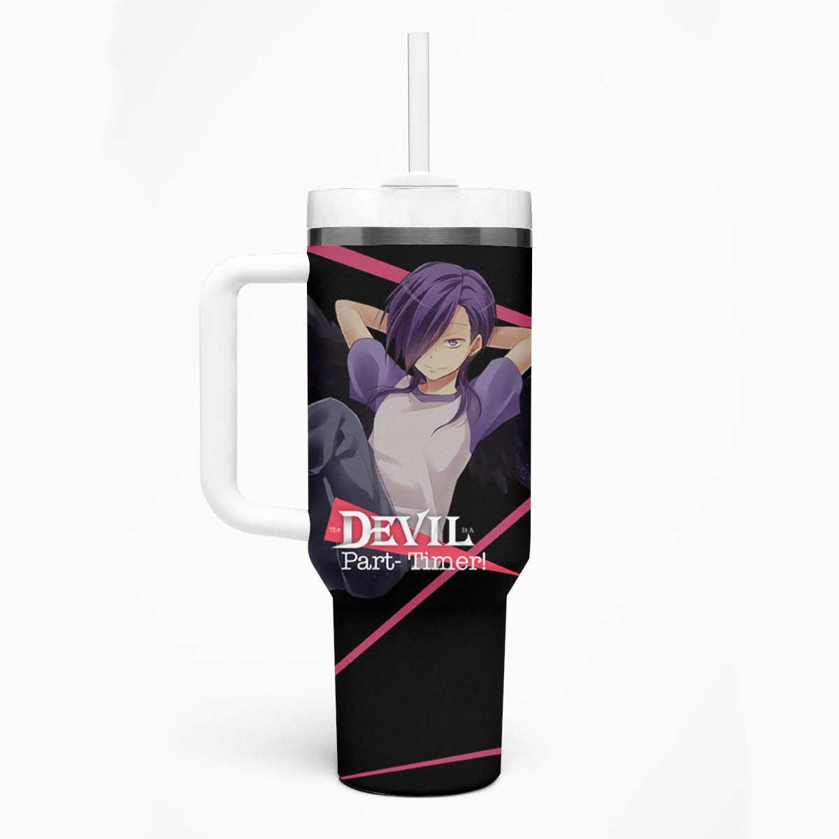 Hanzo Urushihara The Devil Part Timer Tumbler With Handle Anime Style