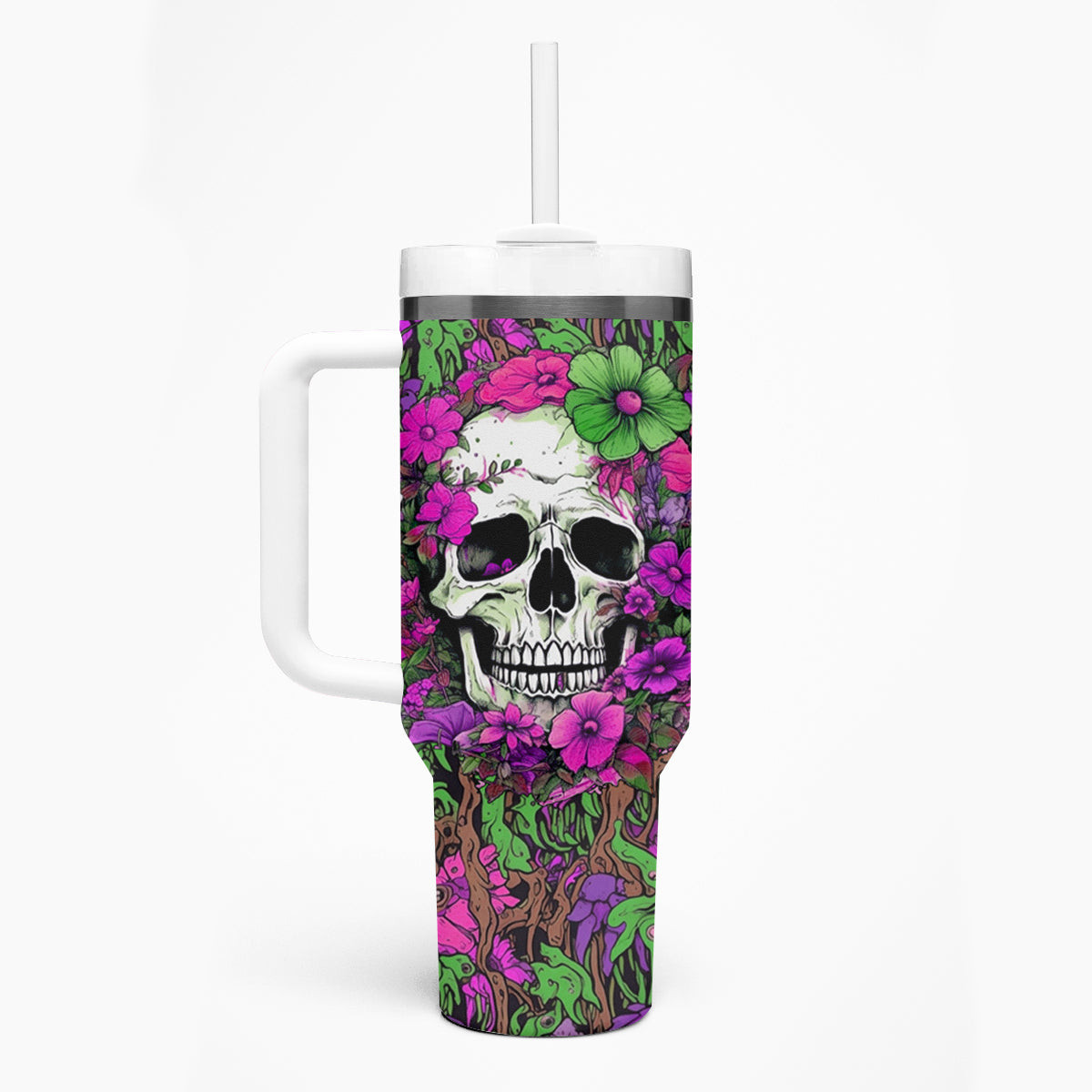 I Have A Good Heart But Bless This Mouth Tumbler With Handle