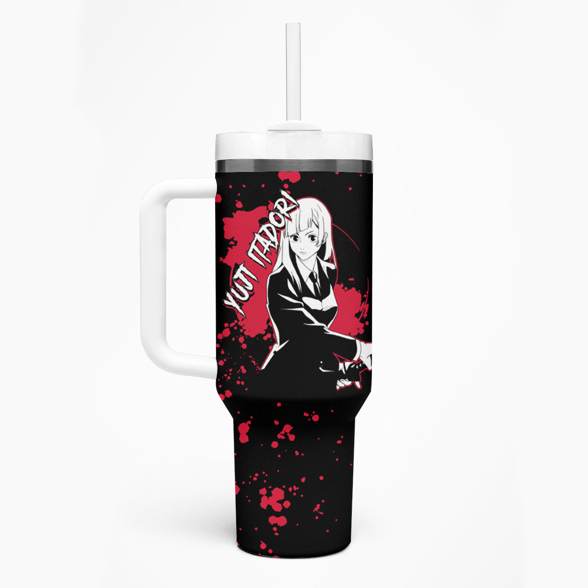 Kasumi Miwa Jujutsu Kaisen Tumbler With Handle Manga Style Art