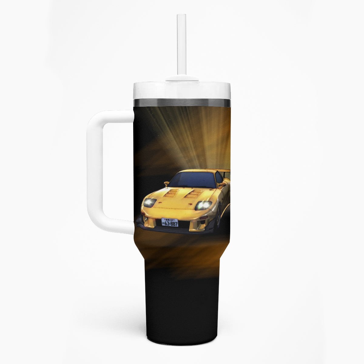 Keisuke Takahashi Initial D Tumbler With Handle Anime Style