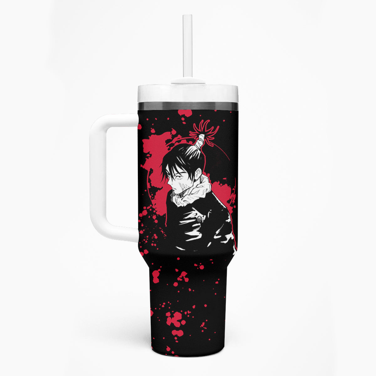 Kokichi Muta Jujutsu Kaisen Tumbler With Handle Manga Style Art