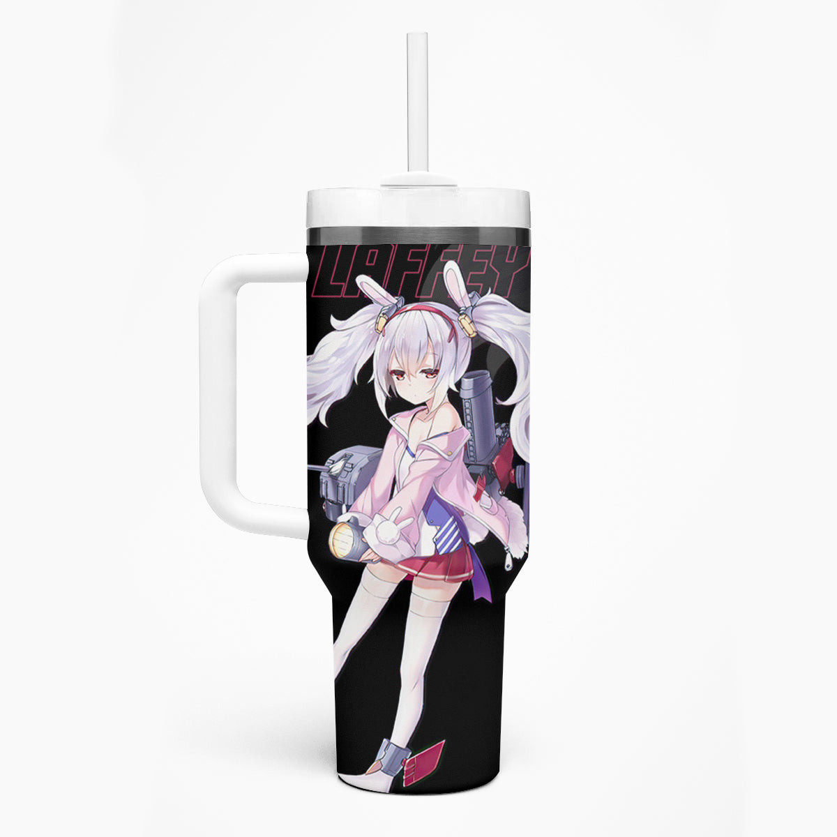 Laffey Azur Lane Tumbler With Handle Anime Game Style
