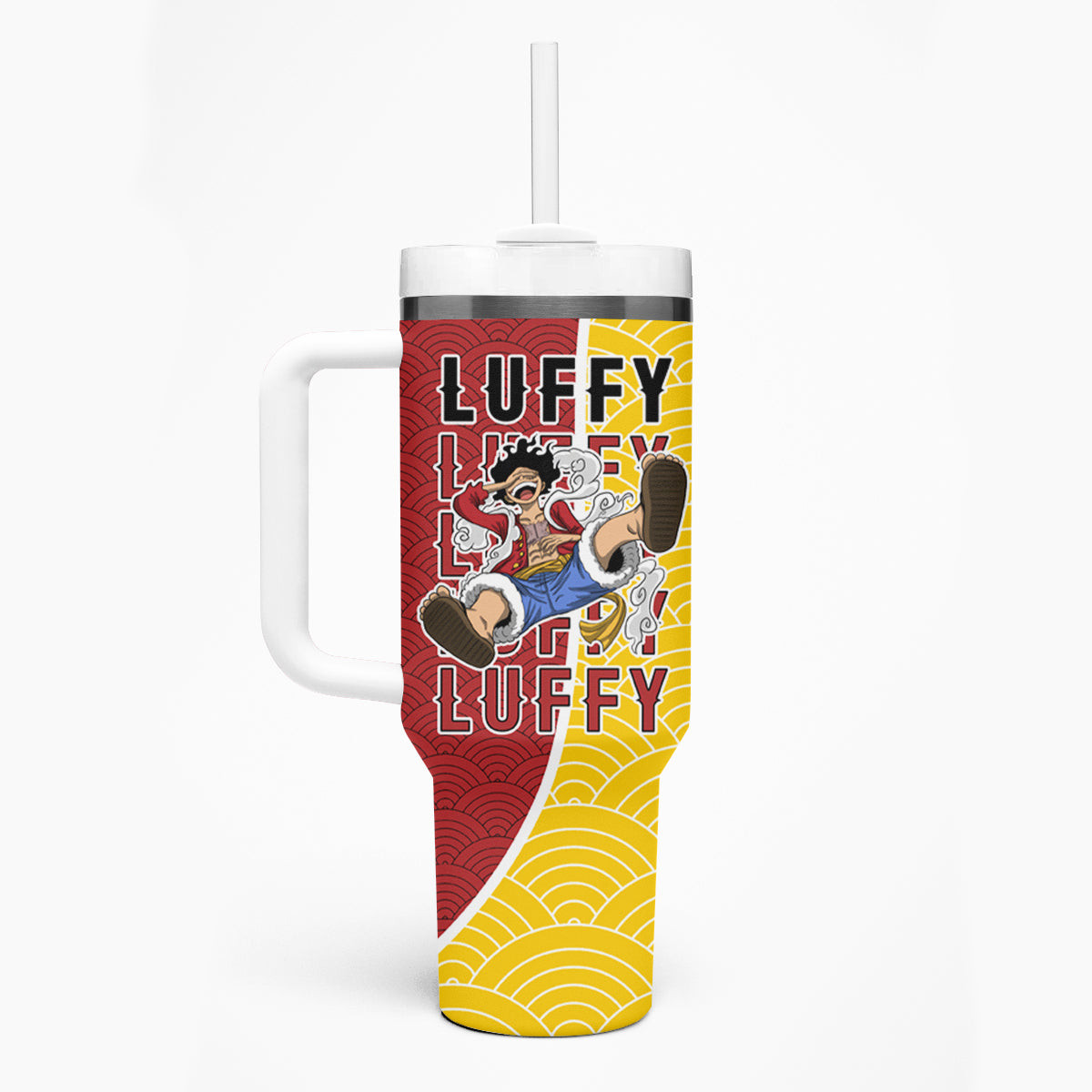Luffy One Piece Tumbler With Handle Anime Japan Style