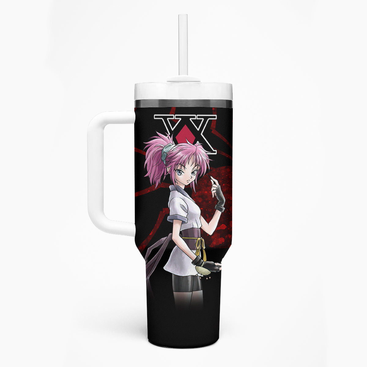 Machi Komacine Phantom Troupe Hunter X Hunter Tumbler With Handle Anime Style