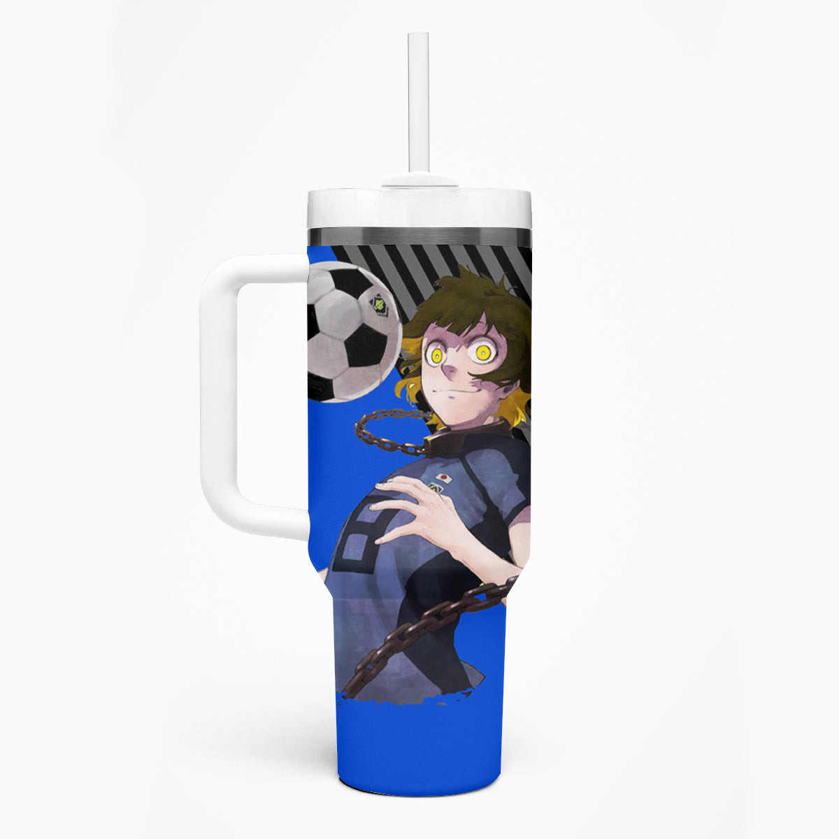 Meguru Bachira Blue Lock Tumbler With Handle Anime Style