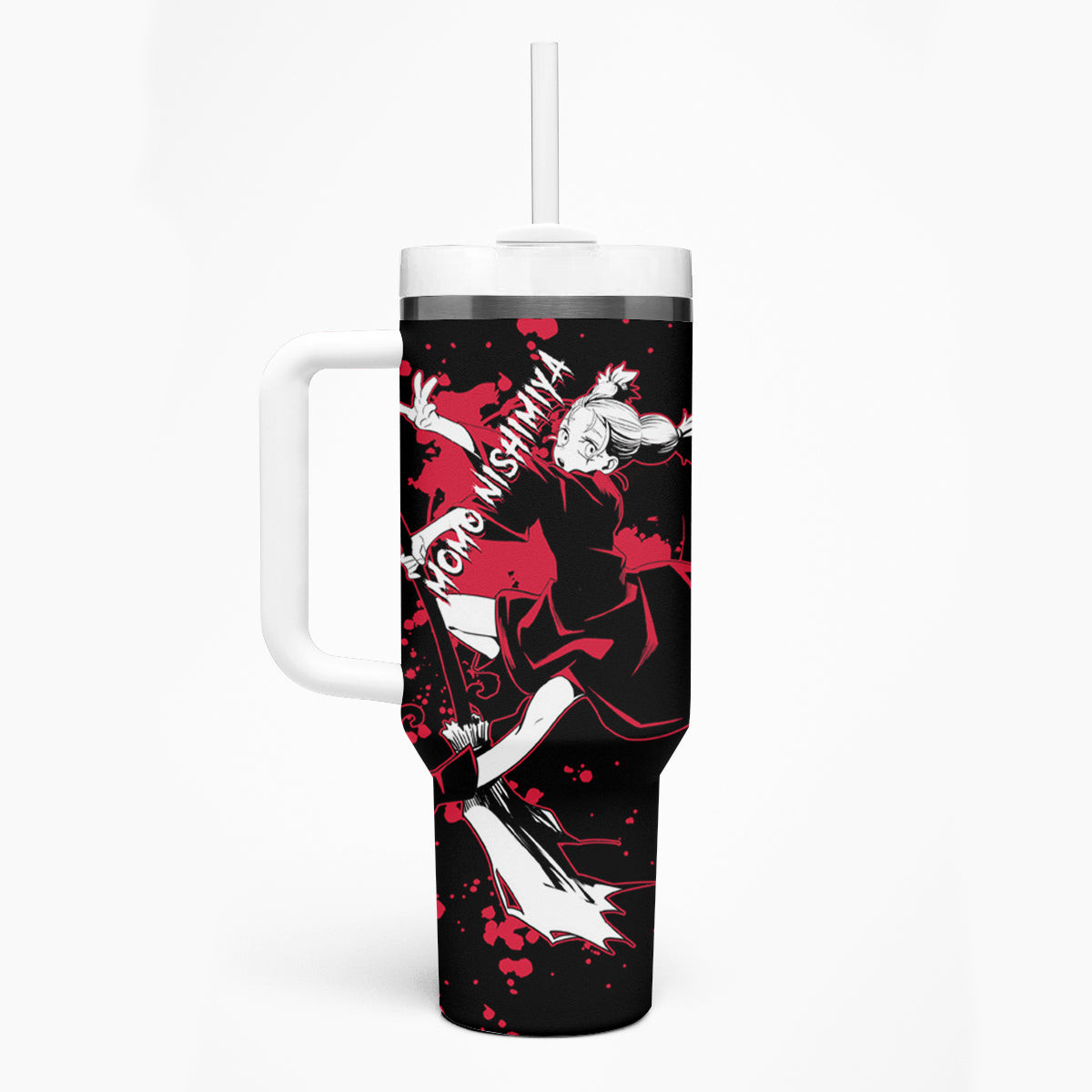 Momo Nishimiya Jujutsu Kaisen Tumbler With Handle Manga Style Art