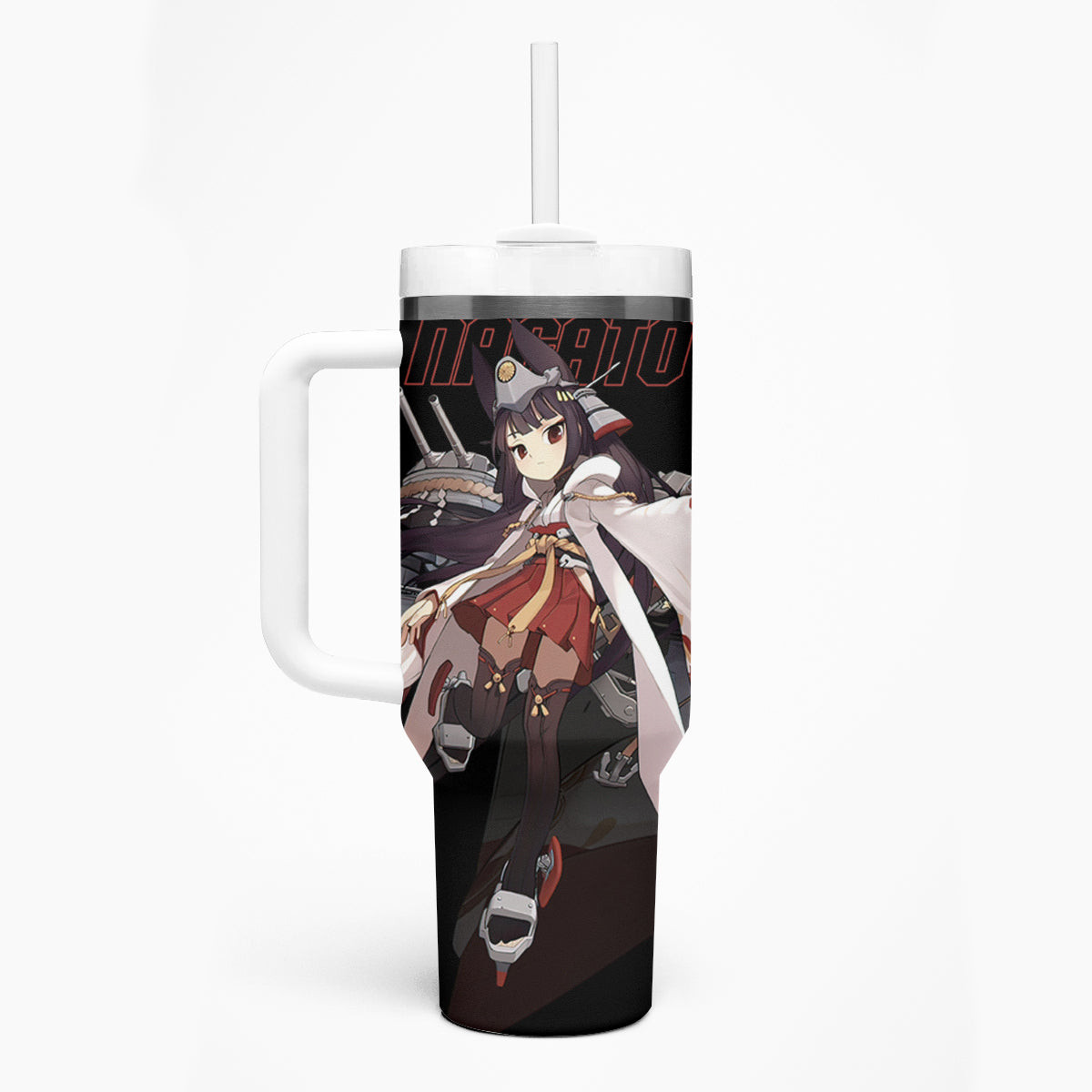 Nagato Azur Lane Tumbler With Handle Anime Game Style