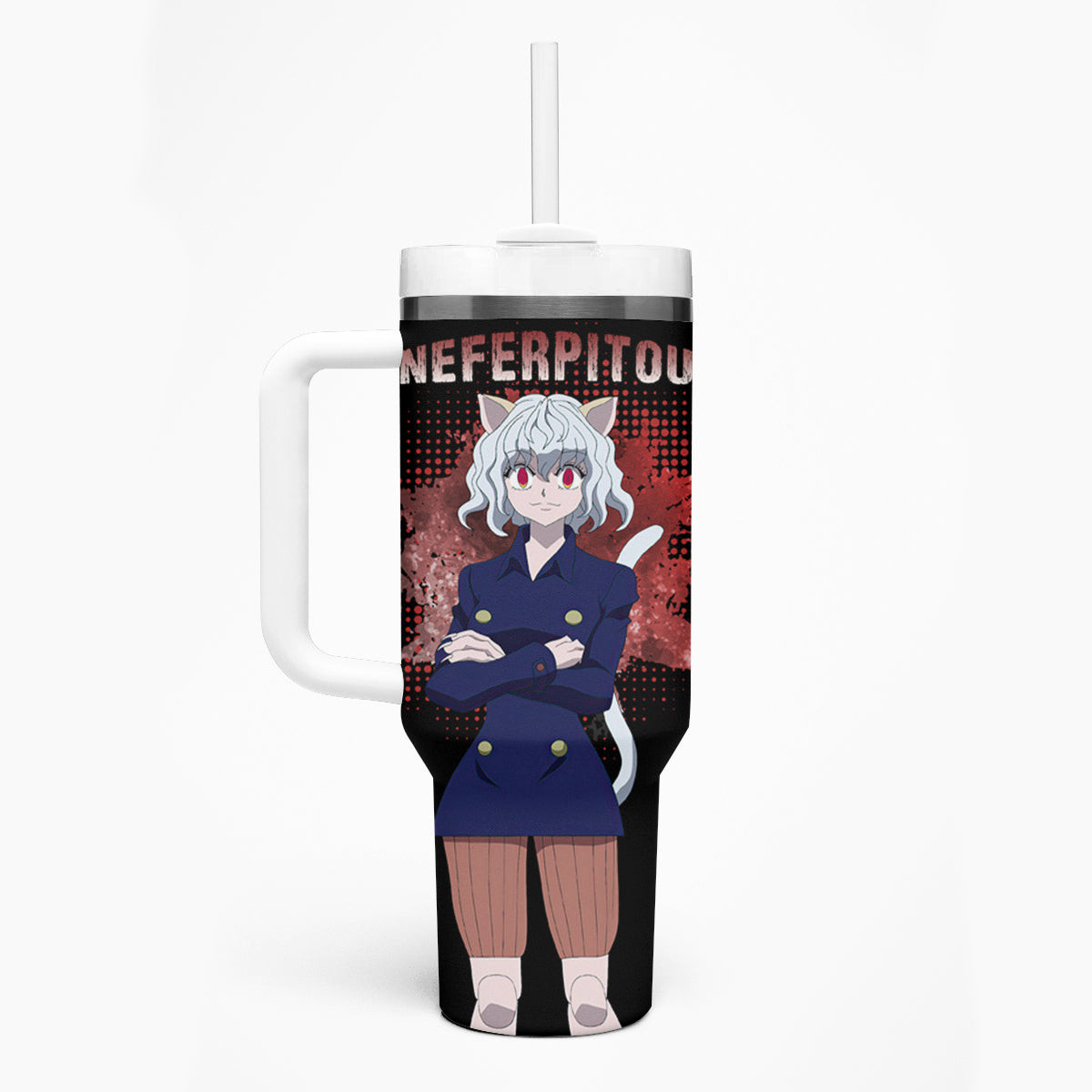 Neferpitou Hunter X Hunter Tumbler With Handle Anime Style