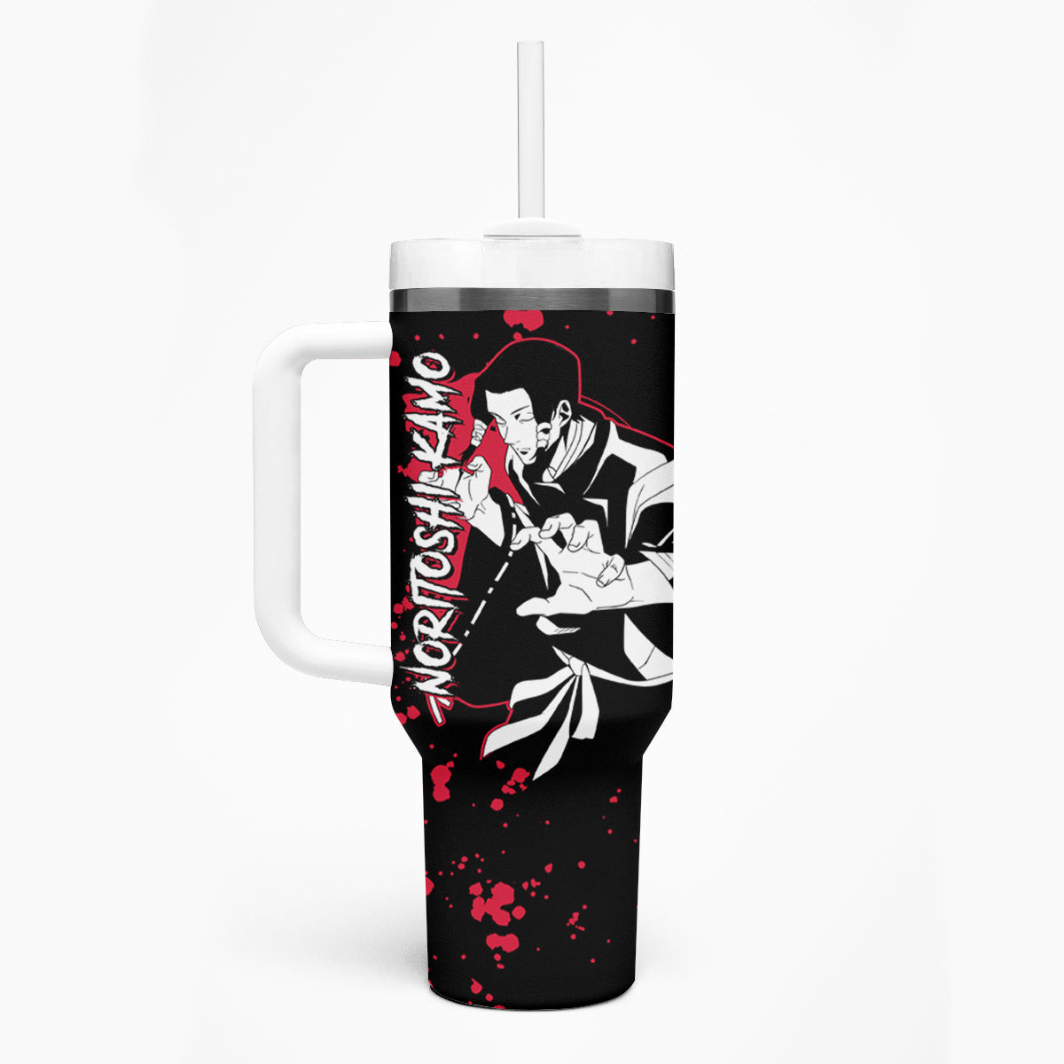Noritoshi Kamo Jujutsu Kaisen Tumbler With Handle Manga Style Art