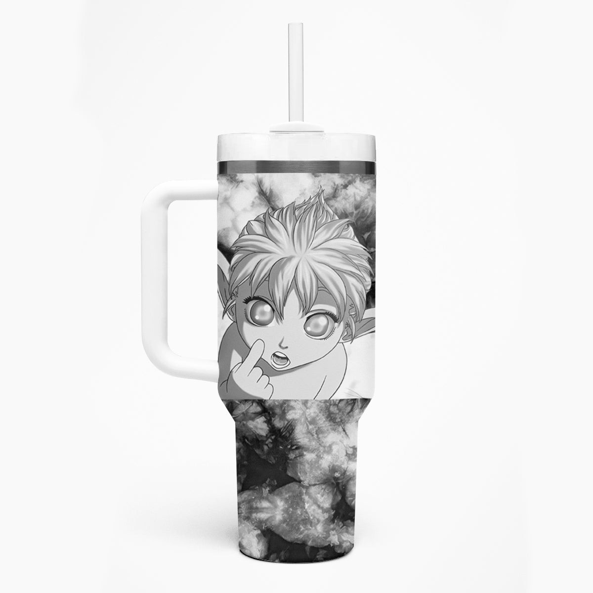 Puck Berserk Tumbler With Handle Grunge Style