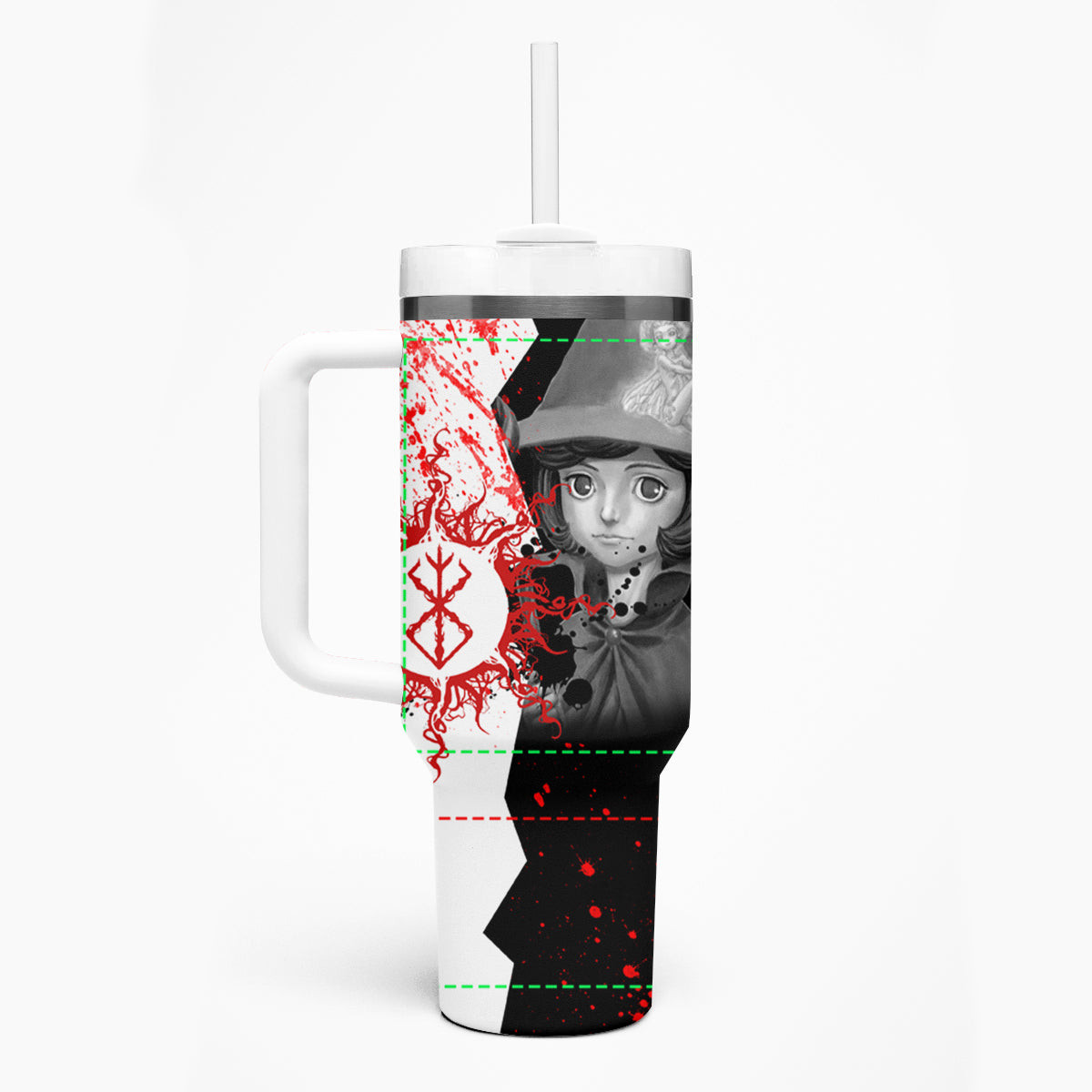 Schierke Berserk Tumbler With Handle Anime Japan Style