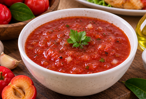 Salsa agridulce de acerola