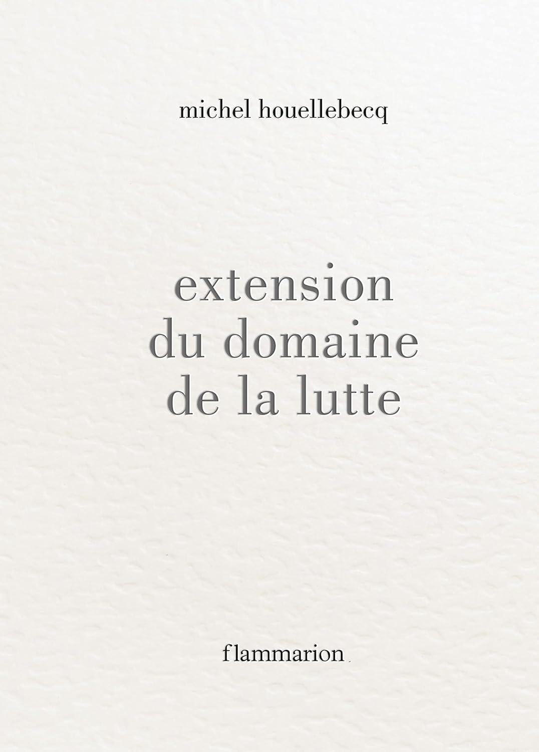 Extension du domaine de la lutte cover