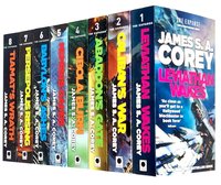 James S A Corey Expanse Series 8 Books Collection Set (Leviathan Wakes, Caliban's War, Abaddon's Gate, Cibola Burn, Nemesis Games, Babylon's Ashes, Persepolis Rising, Tiamats Wrath) cover